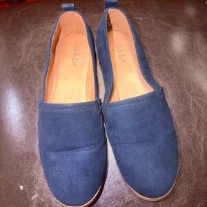 Blue Suede Loafers